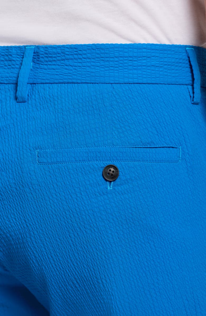 Robert Graham Thresher Seersucker Shorts, Alternate, color, Cobalt