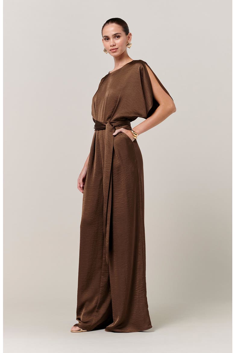 Mona Jumpsuit, Alternate, color, Chocolate