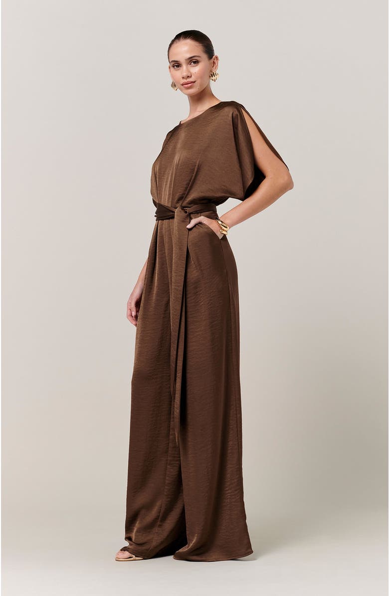 SAVEL Mona Jumpsuit, Alternate, color, Chocolate