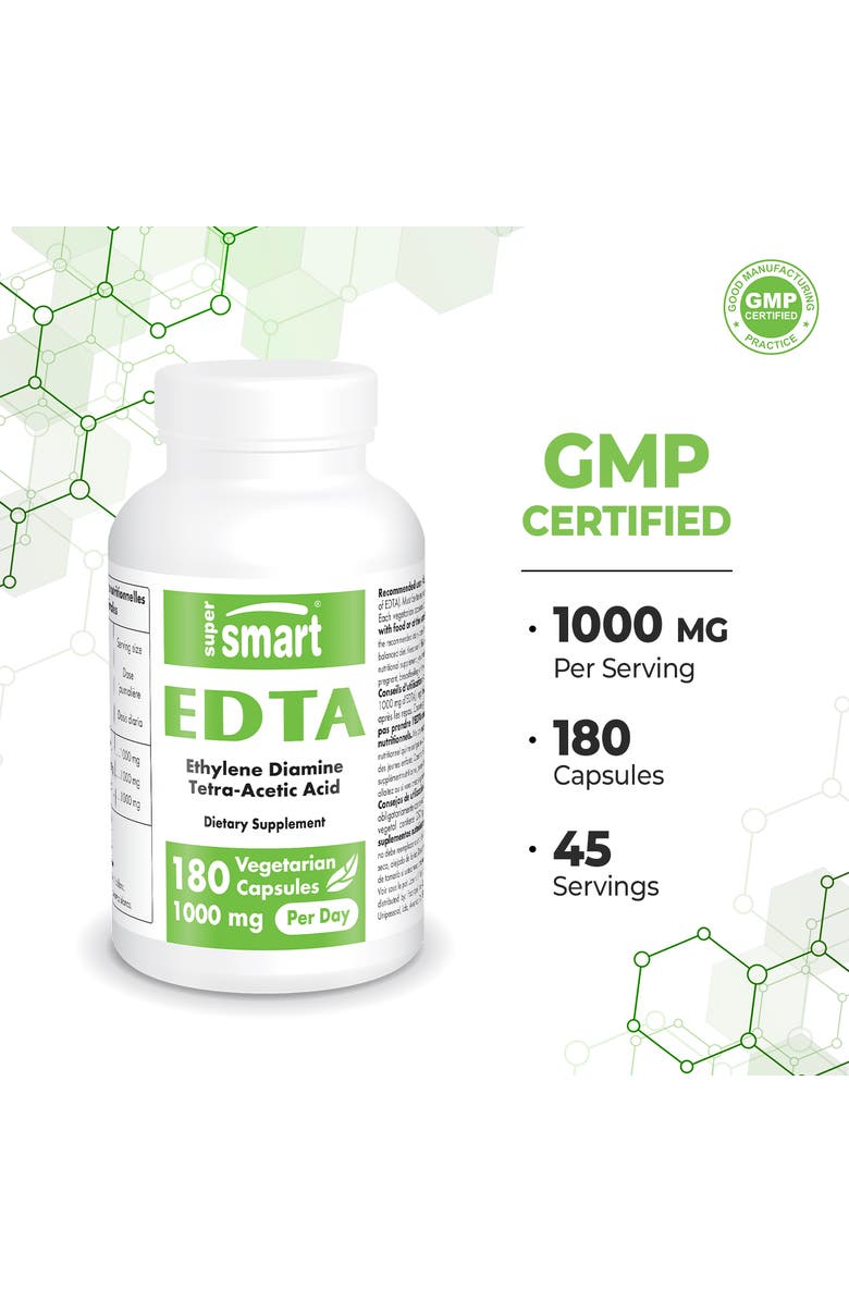 SuperSmart EDTA 1000mg per Day, Alternate, color, NO COLOR