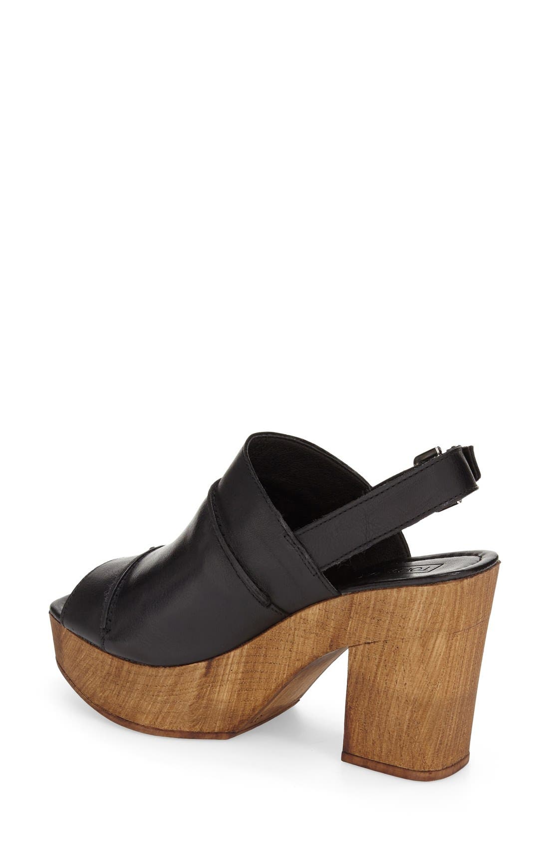 Topshop 'Lori' Slingback Platform Sandal, Alternate, color, 
