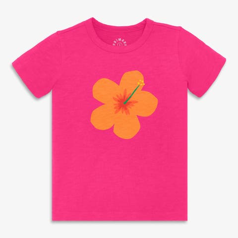 Kids Hibiscus Tee (Toddler, Little Kid, Big Kid)