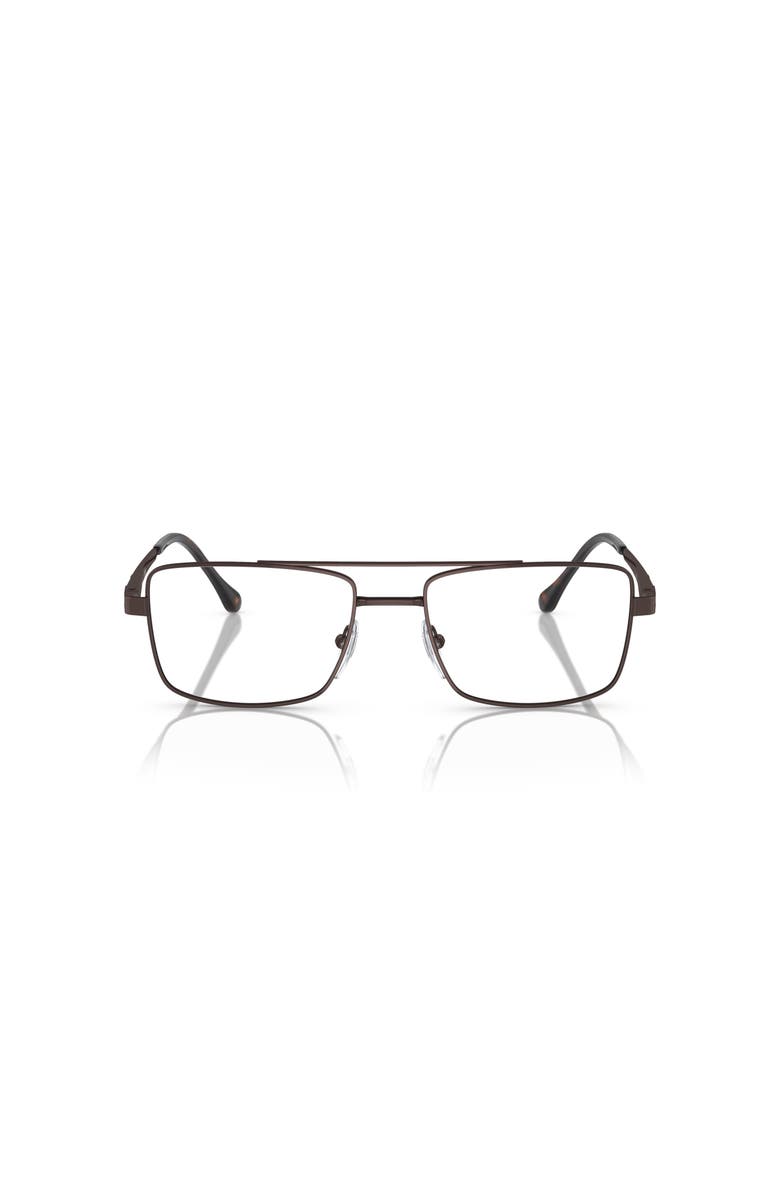 Sferoflex 56mm Square optical glasses, Alternate, color, Brown