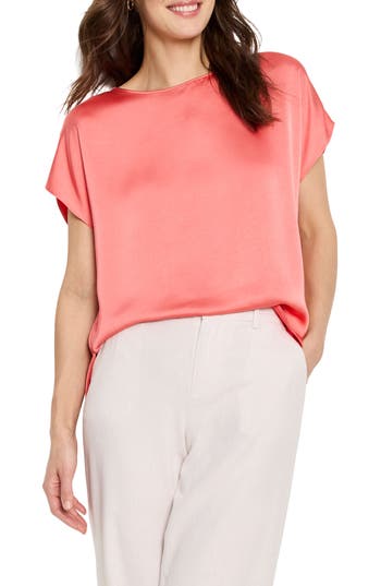 Nic + Zoe Nic+zoe Day Gloss Shirt In Pink