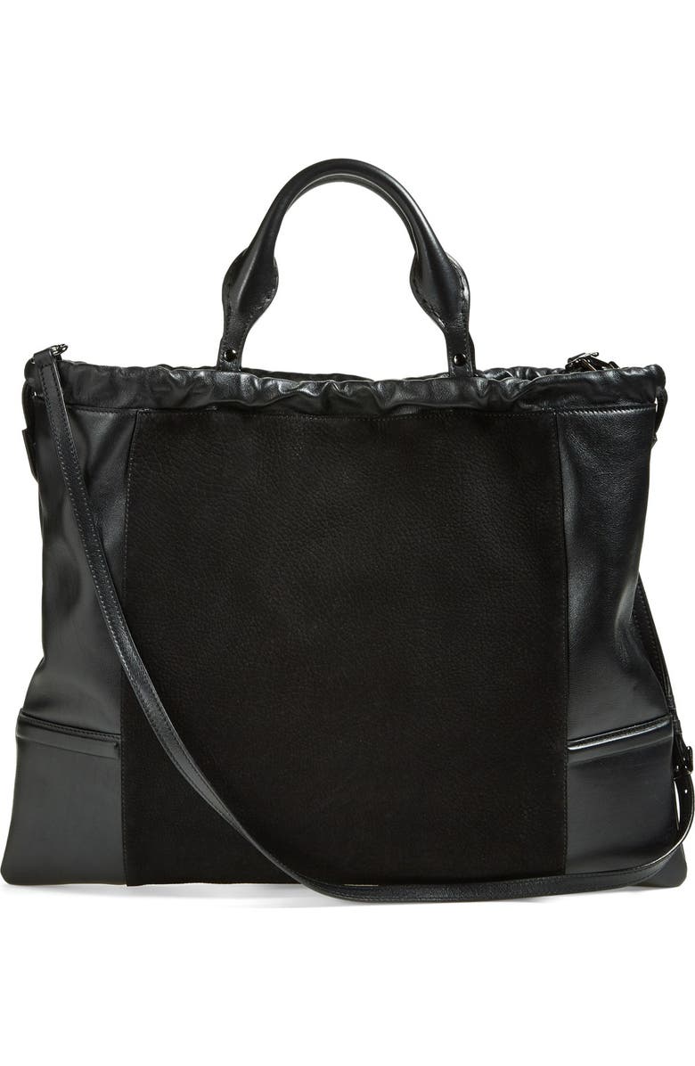 Burberry 'Big Crush' Leather Tote, Alternate, color,