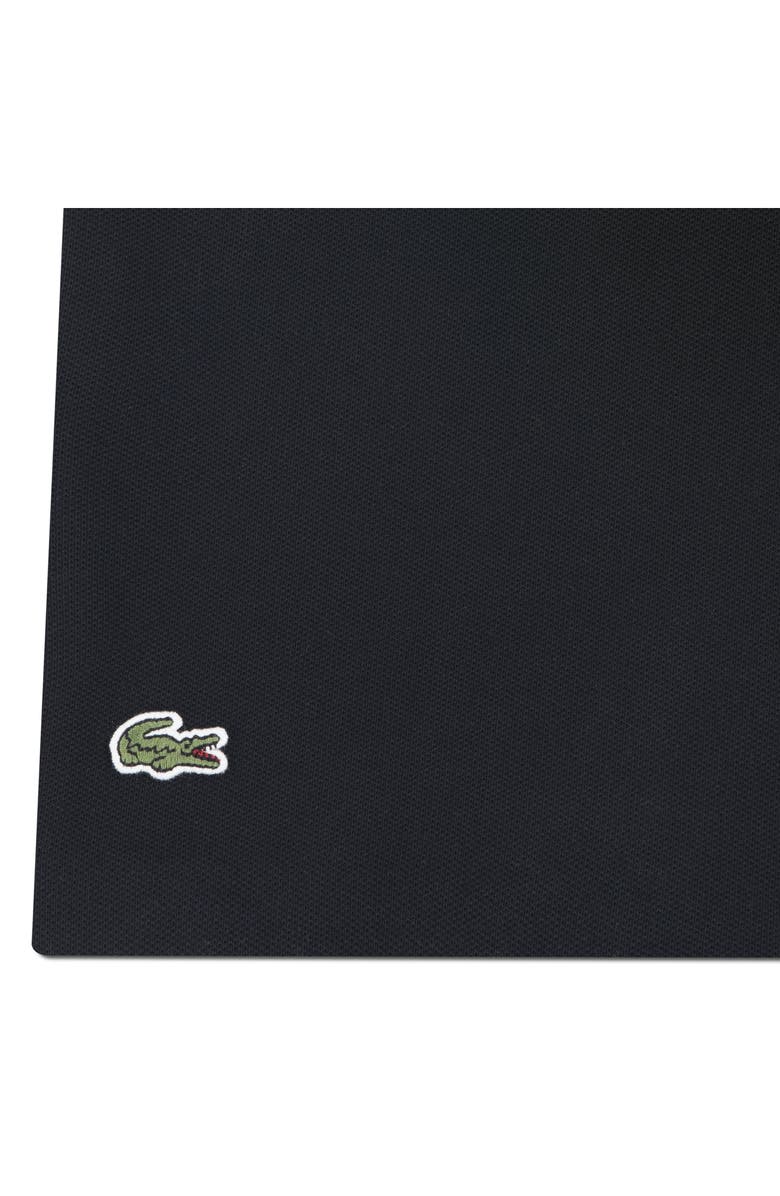 Lacoste Kids' Stretch Organic Cotton Piqué Polo, Alternate, color, Noir