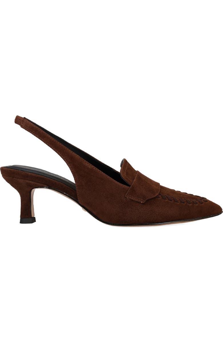 Pelle Moda Keagen Pointed Toe Slingback Pump, Alternate, color, Espresso