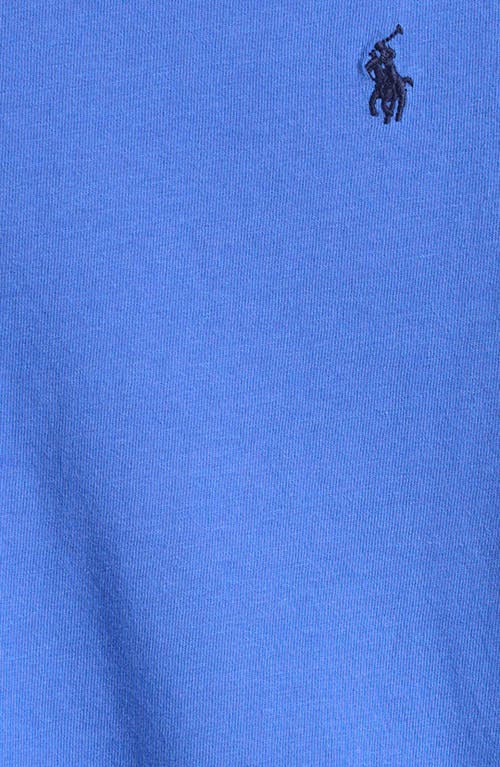 Ralph Lauren Embroidered Logo Short Sleeve T-shirt In Blue