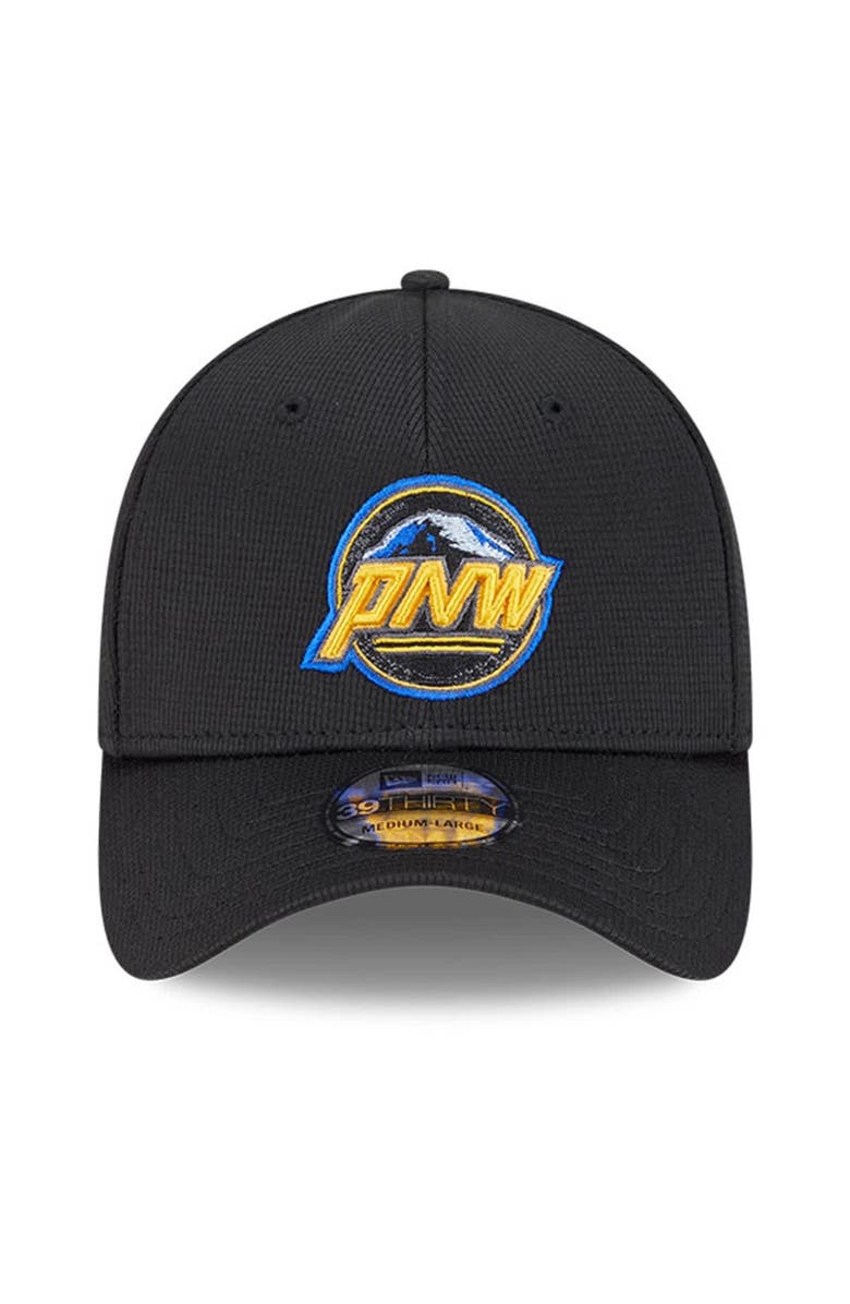 New Era Men's New Era Black Seattle Mariners City Connect Batting Practice 39THIRTY Flex Hat, Alternate, color, 