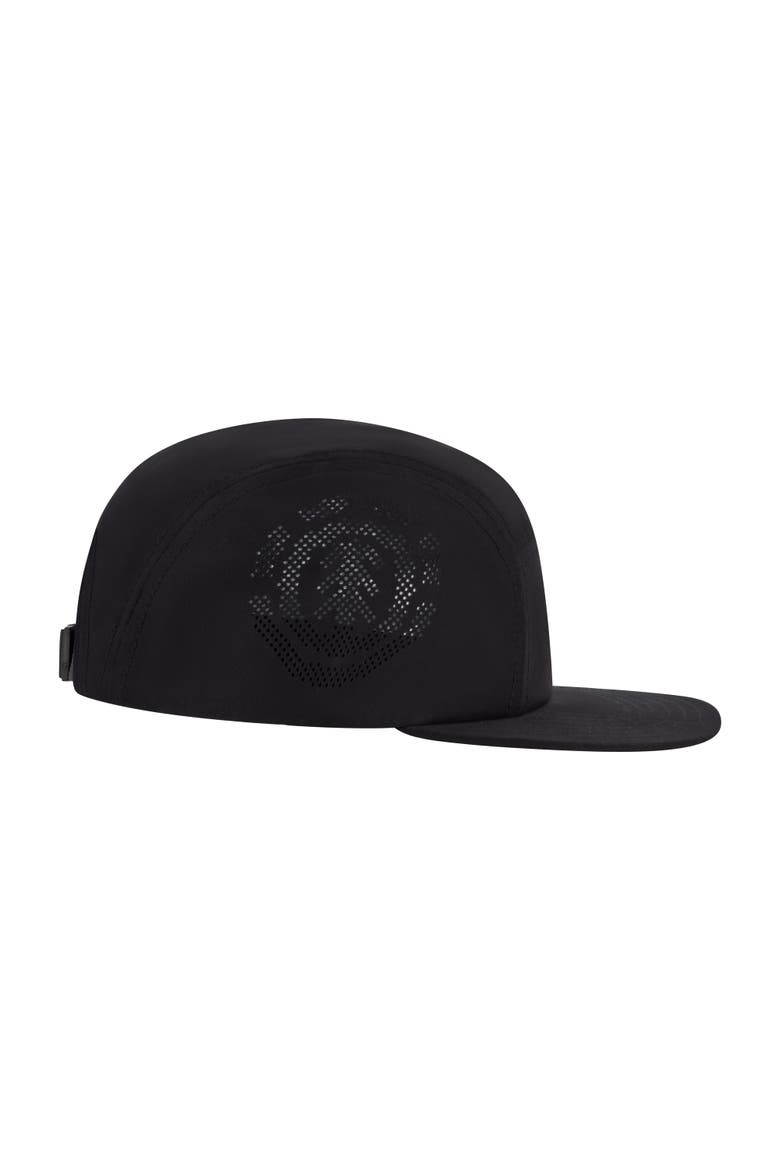 Soft Poly Twill Camper Cap Athletic 5-Panel Style, Alternate, color, BLACK