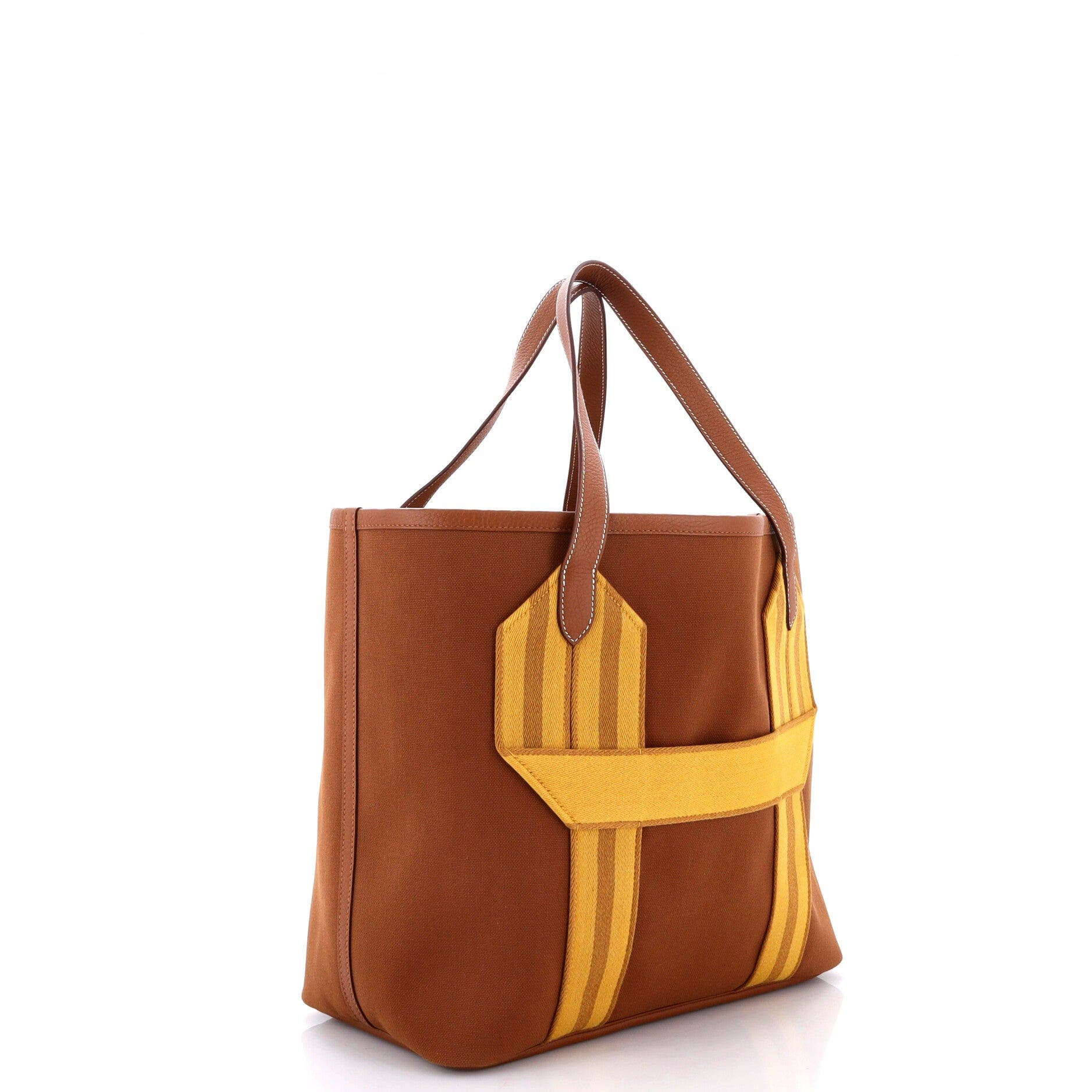Pursangle Tote Canvas with Leather, Alternate, color, Metallic Gold