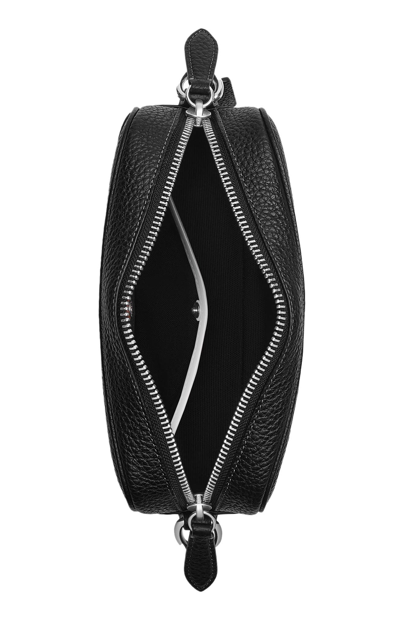 COACH Radio Pebble Leather Camera Bag, Alternate, color, 