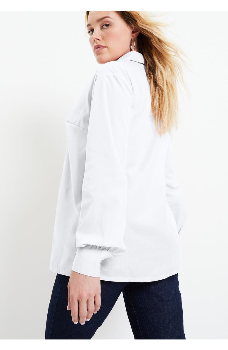 June + Vie Poplin La Vie Tunic, Alternate, color, Black