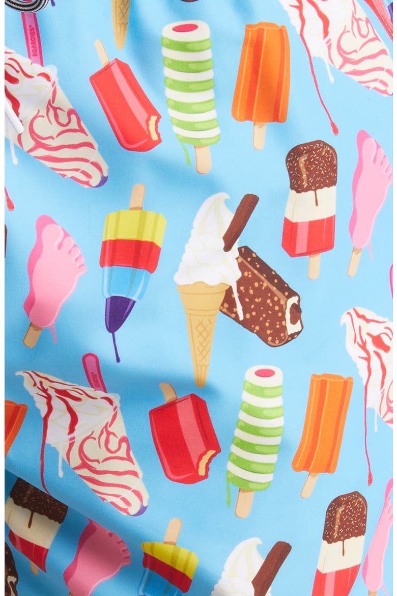 Ice Cream Mids Swim Trunks, Alternate, color, BLUE