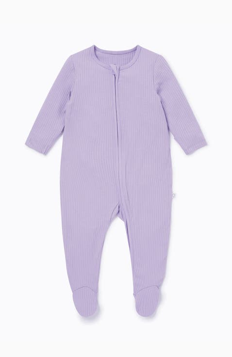 Ribbed Two Way Zip-Up Sleepsuit (Baby)