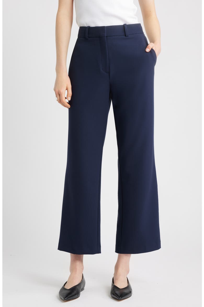 Ankle Straight Leg Pants, Main, color, NAVY NIGHT