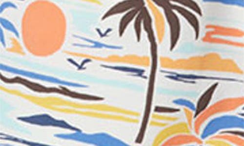 Fair Harbor The Bungalow Water Repellent Swim Trunks In White