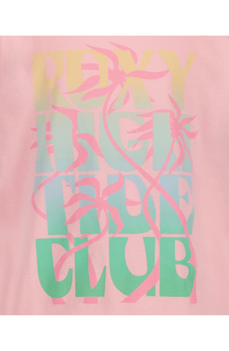 Roxy Kids' High Tide Oversize Cotton Graphic T-Shirt, Alternate, color, Quartz Pink