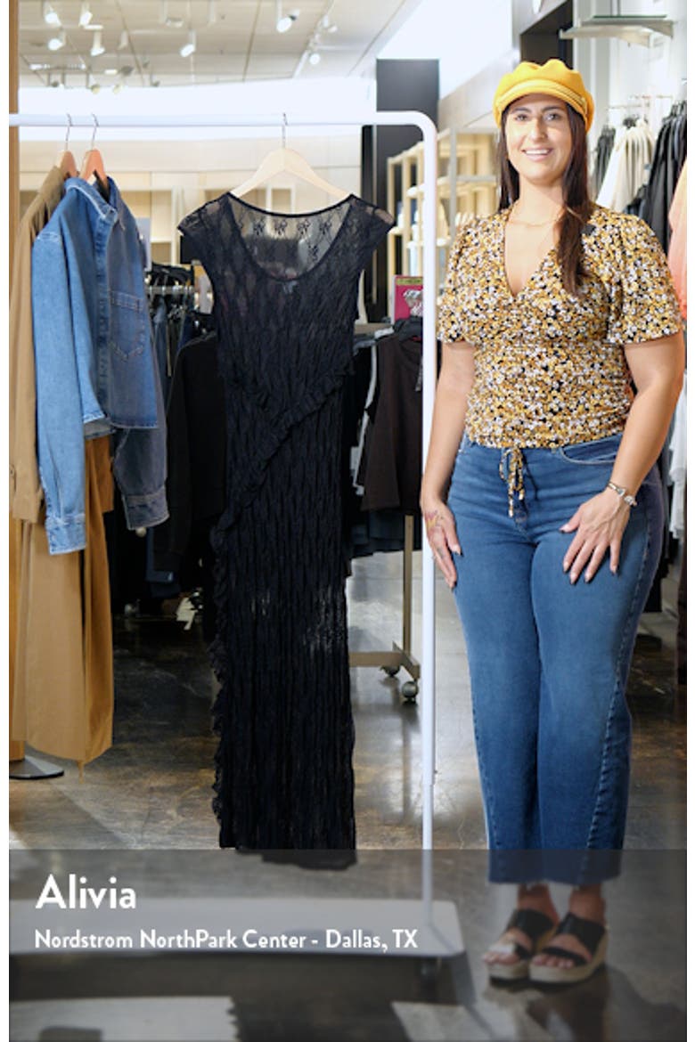 Sheer Lace Maxi Dress video