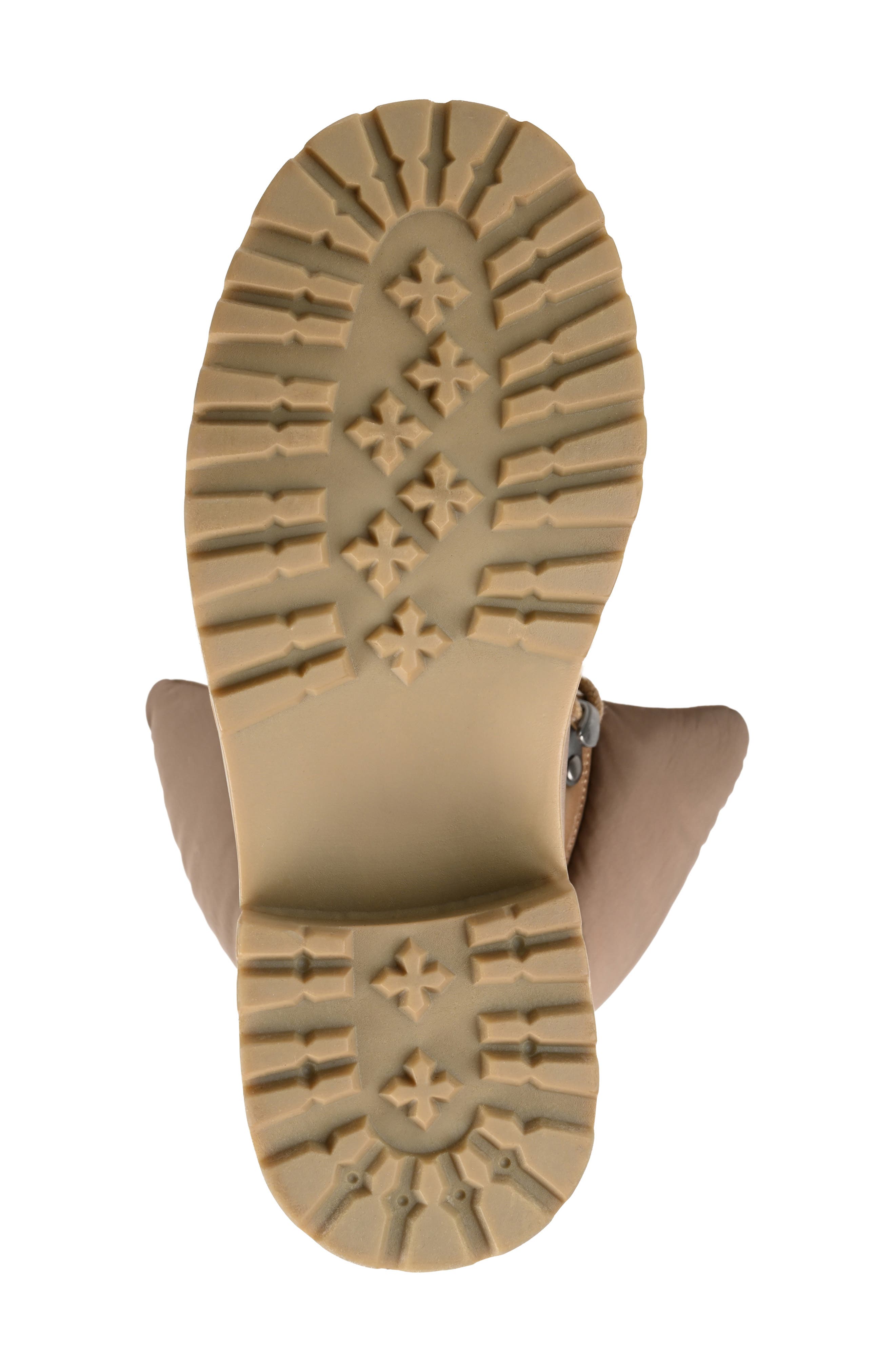 Journee Collection Irrah Lug Sole Boot, Alternate, color, Taupe