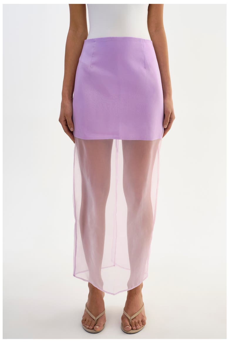 Farley | Sheer Skirt, Alternate, color, Lilac