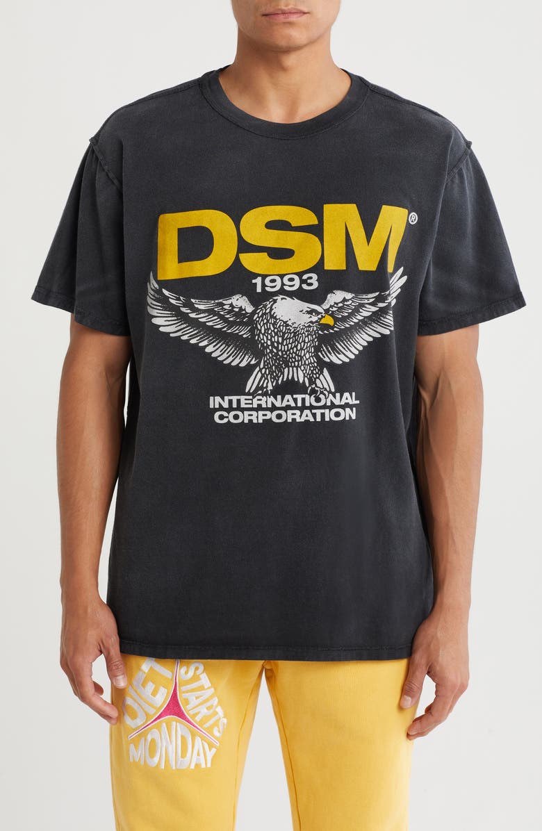 DIET STARTS MONDAY Eagle Graphic T-Shirt, Main, color,