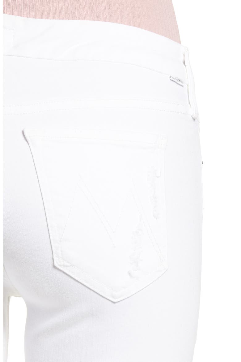 'Looker' Frayed Ankle Crop Jeans, Alternate, color, LITTLE MISS INNOCENT