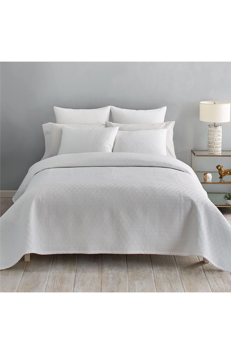 Ted Baker London Quilted Scallop Coverlet - Full/Queen, Main, color,