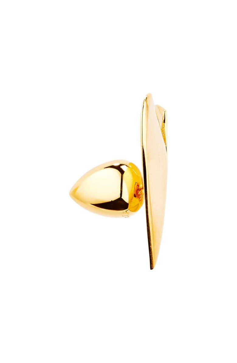 Alaïa Le Coeur Earrings, Alternate, color, Or