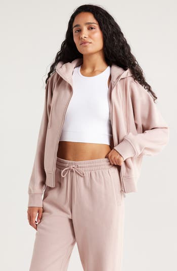 Zella Ultracozy Fleece Full Zip Hoodie | Nordstrom