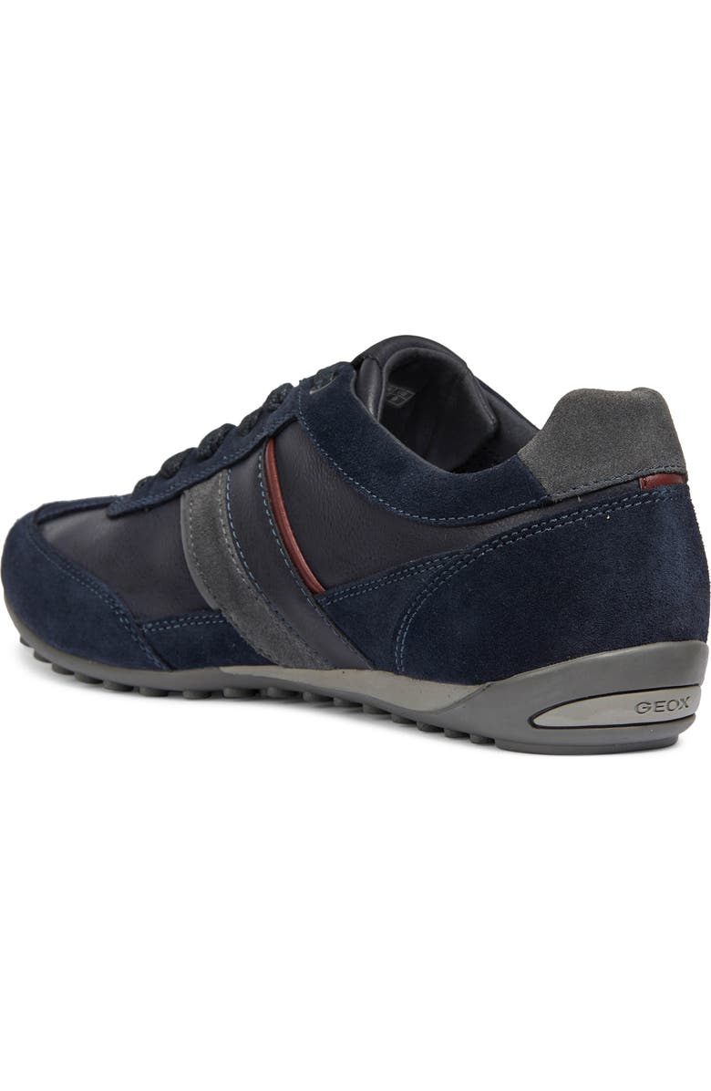 Geox Wells Sneaker, Alternate, color, Navy/ Dk Burgundy