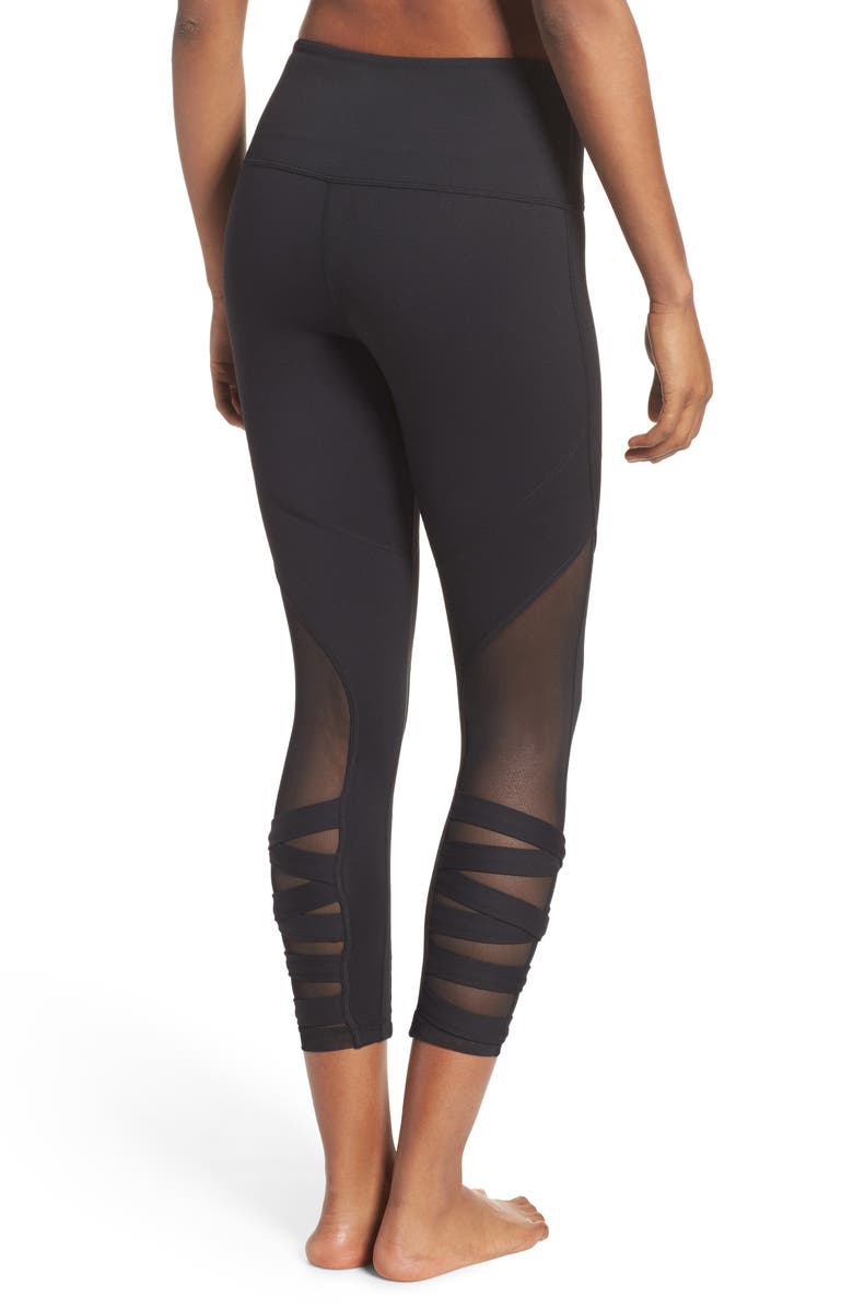 Zella Covet High Waist Midi Leggings, Alternate, color, 