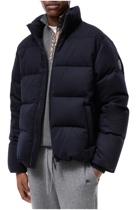 Cashmere Puffer Jacket