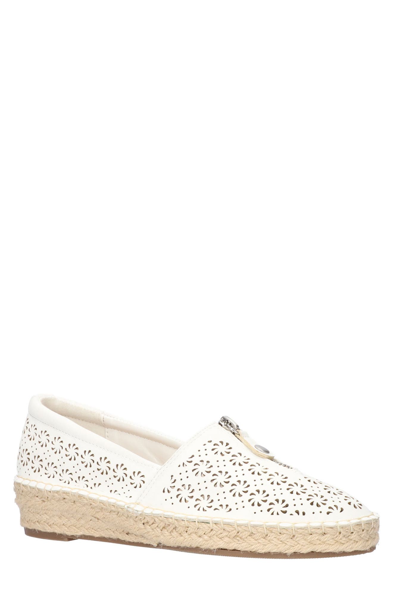 EASY STREET Zenon Laser-Etched Faux Suede Espadrille Slip-On Sneaker, Main, color, 