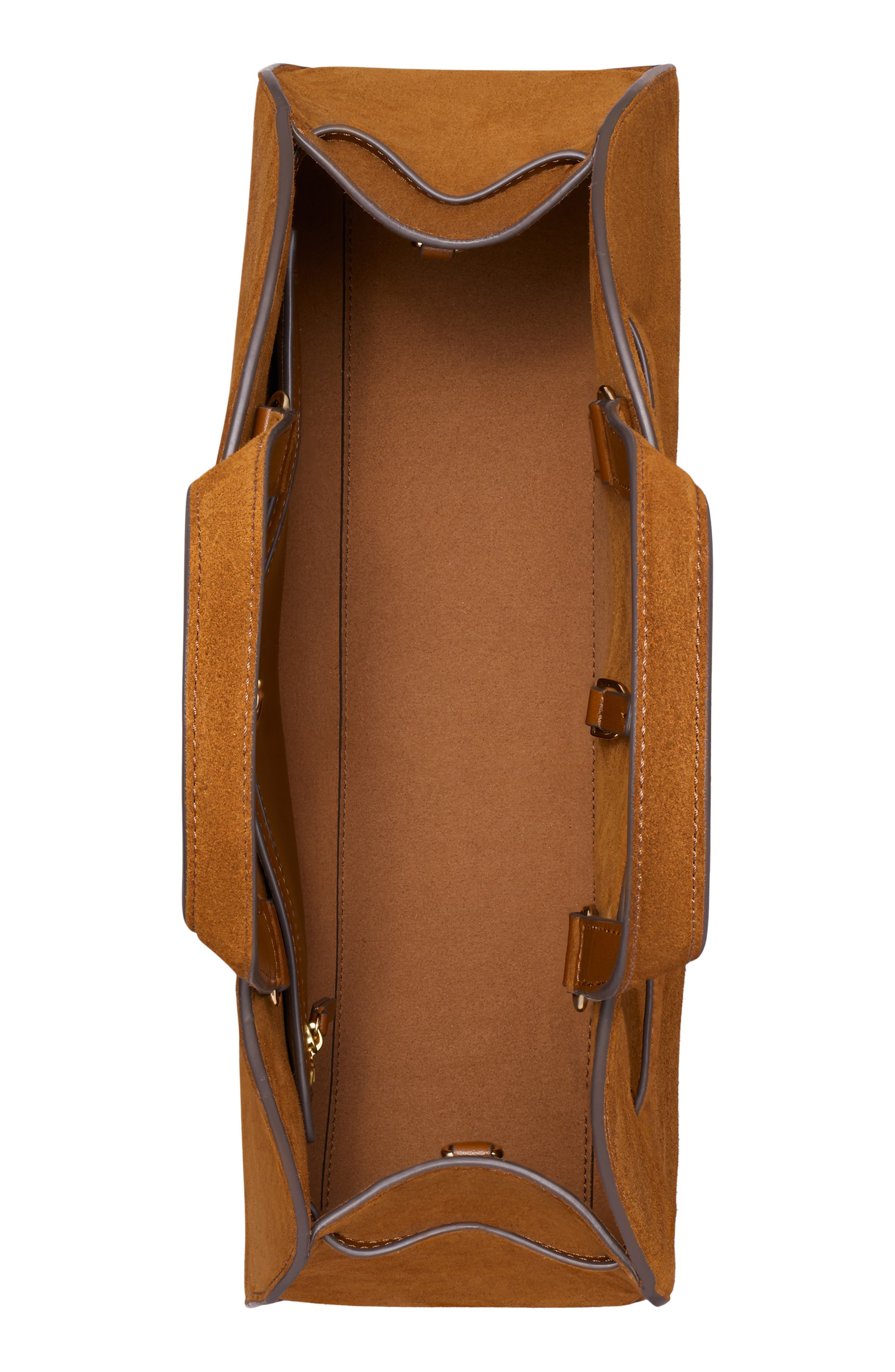 Romy Suede Leather Bauletto, Alternate, color, CARAMEL