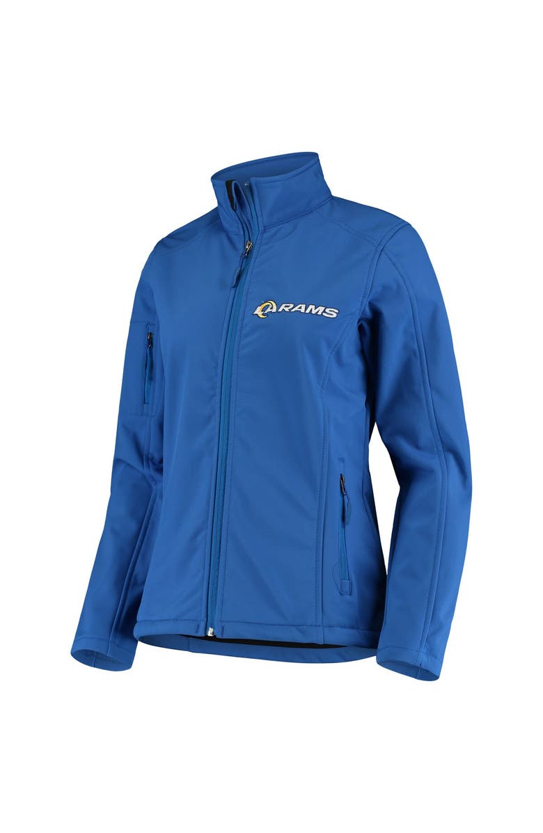DUNBROOKE Women's Royal Los Angeles Rams Full-Zip Sonoma Softshell Jacket, Alternate, color, Royal