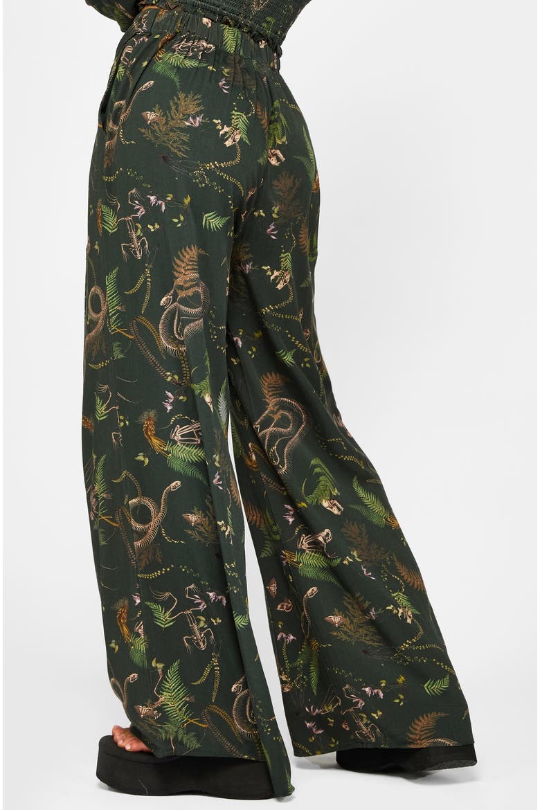 Noctaris Wide Leg Palazzo Trousers, Alternate, color, Black
