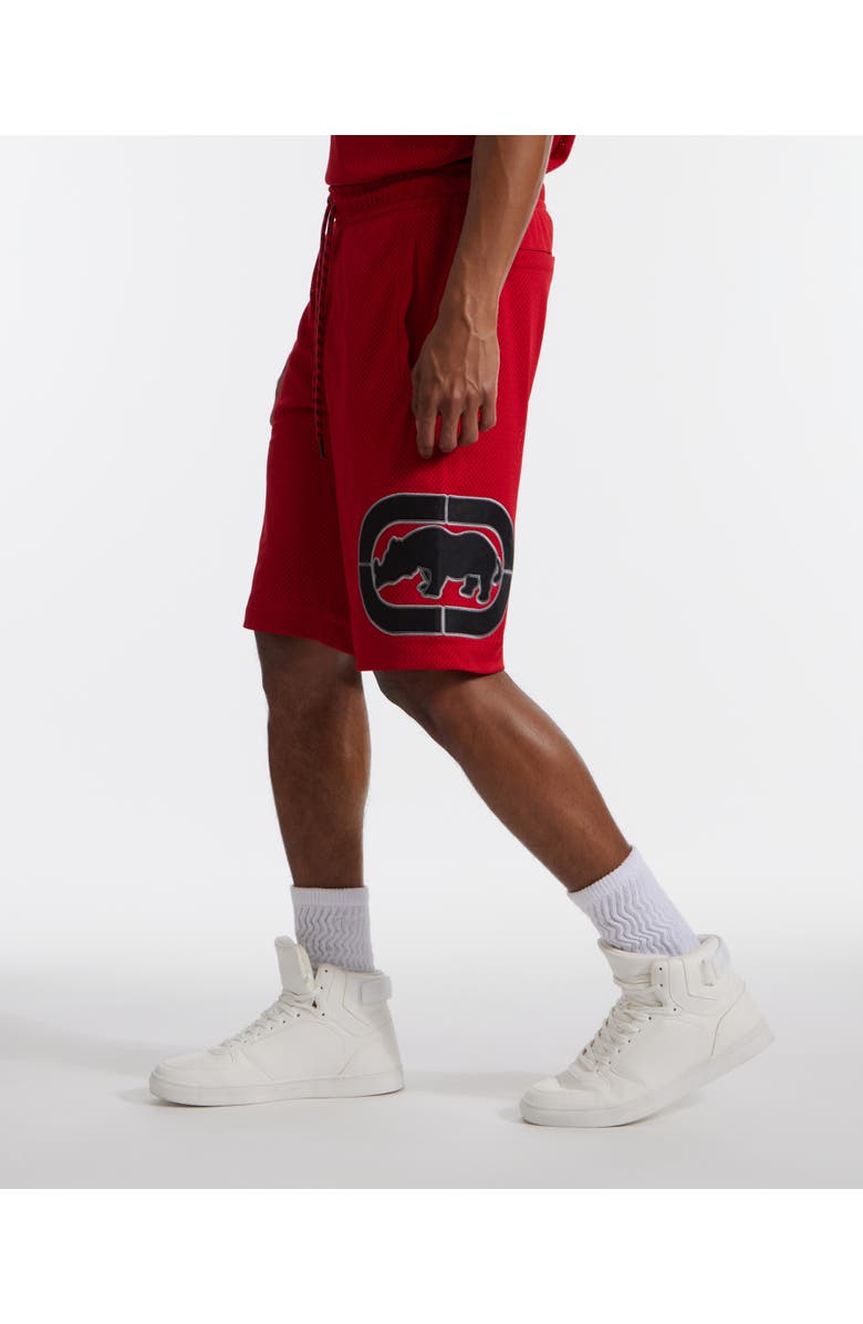 Ecko Unltd. Touch Base Birdseye Mesh Short, Alternate, color, True Red