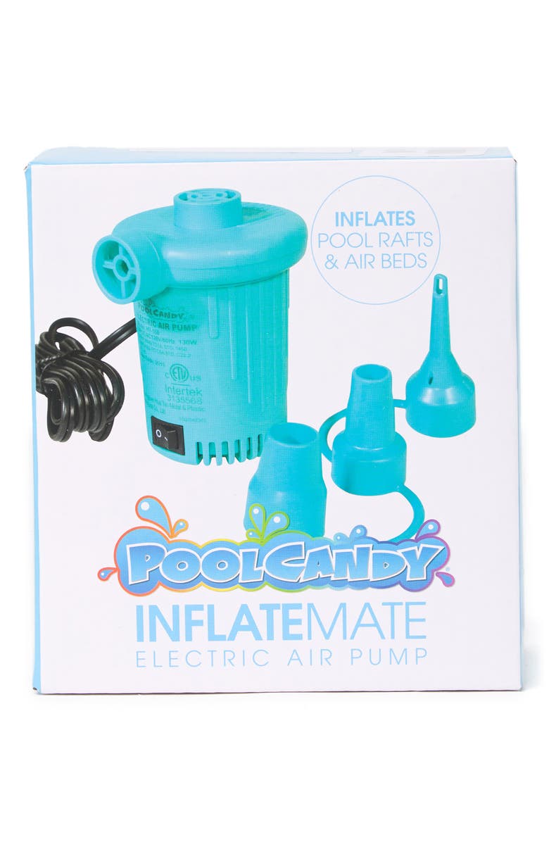 POOLCANDY Inflatemate Electric Air Pump, Alternate, color, Blue