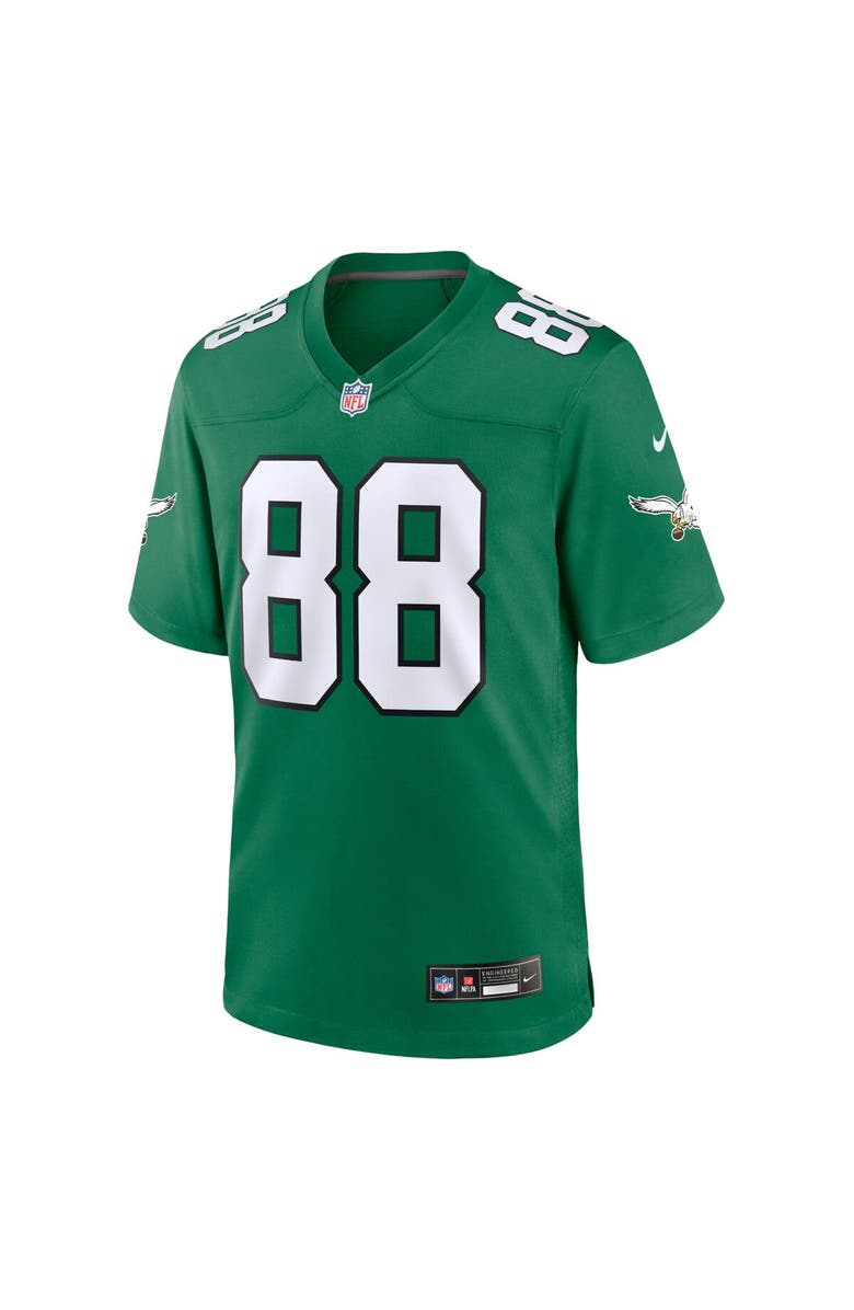 Nike Men's Nike Dallas Goedert Kelly Green Philadelphia Eagles Alternate Game Player Jersey, Alternate, color, 