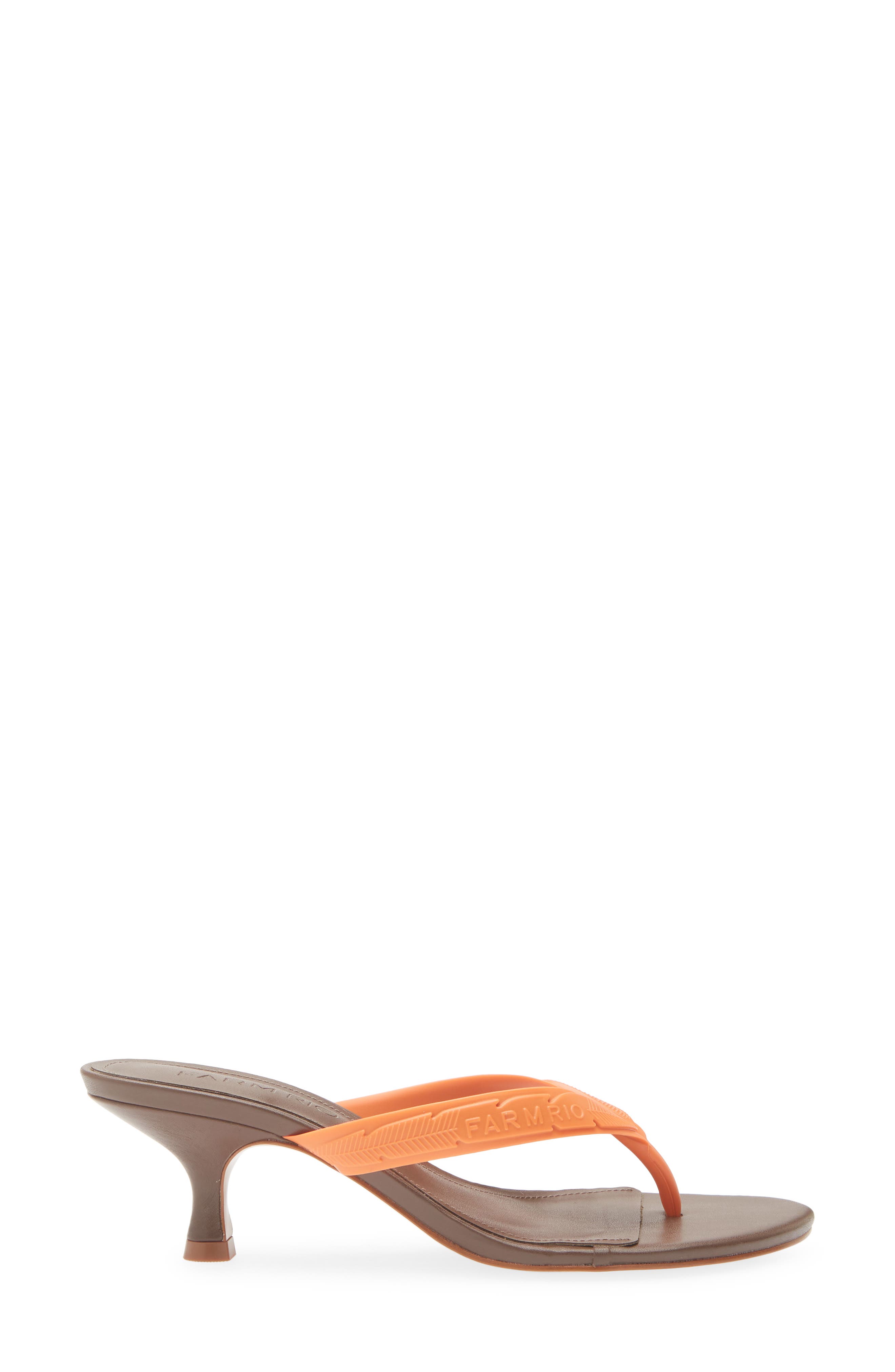 Rob Kitten Heel Sandal, Alternate, color, WALNUT