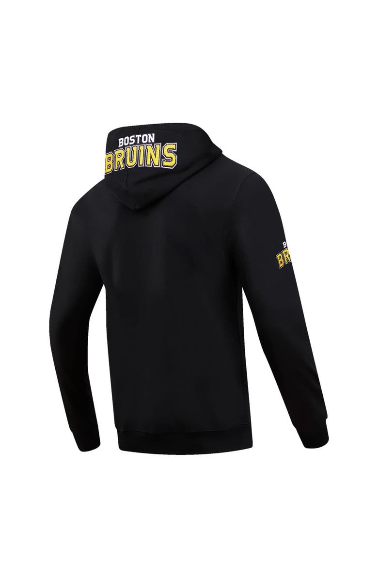PRO STANDARD Men's Pro Standard Black Boston Bruins Classic Chenille Full-Zip Hoodie Jacket, Alternate, color, Black