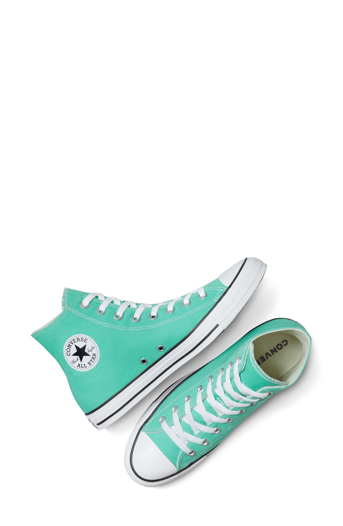 Converse Chuck Taylor All Star Canvas High Top Sneaker, Alternate, color, Archive Sea Green