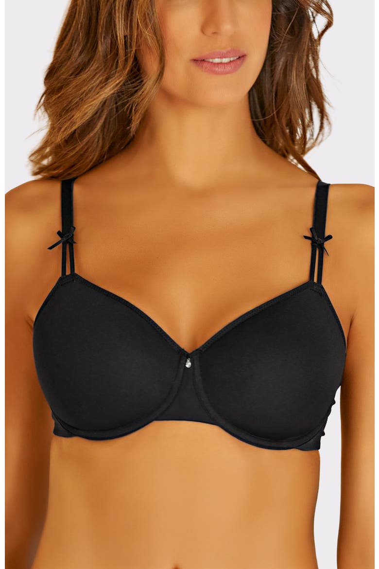 Unlined Minimizer Bra, Main, color, Black