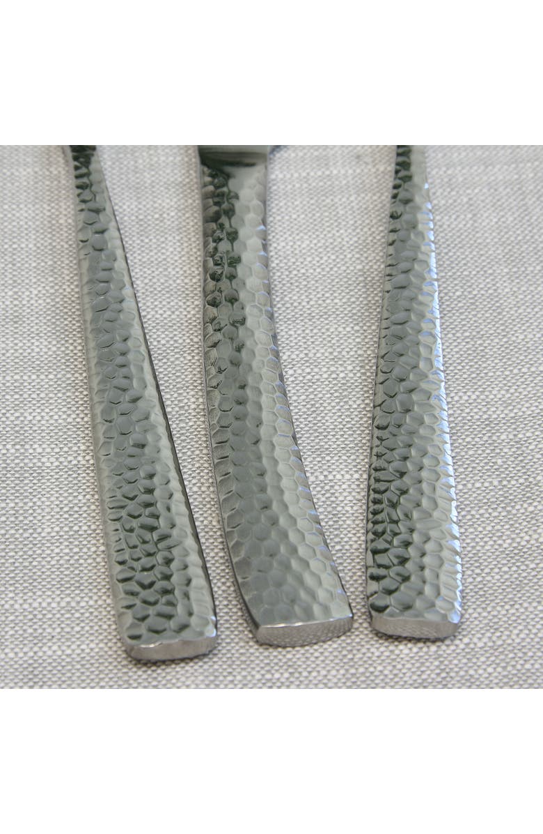 Gibson Elite Ambassador 20 Piece Stainless Steel Flatware Set, Alternate, color, Metallic Silver