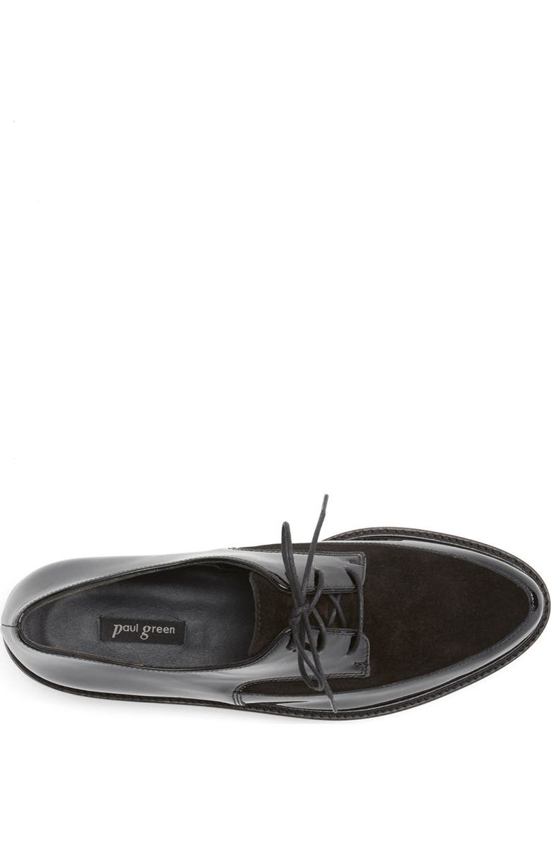 Paul Green 'Donovan' Pointy Toe Lace-Up Flat, Alternate, color,