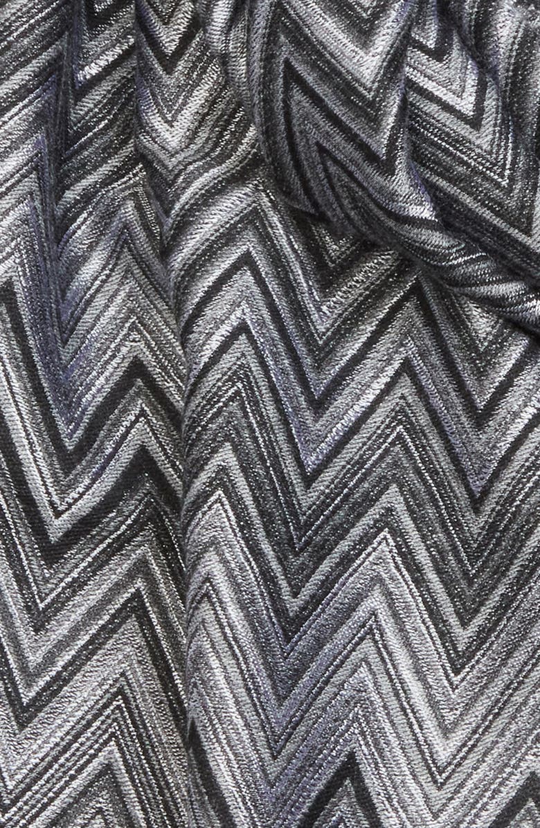 Missoni Zigzag Fringe Scarf, Alternate, color, 0002 Grey