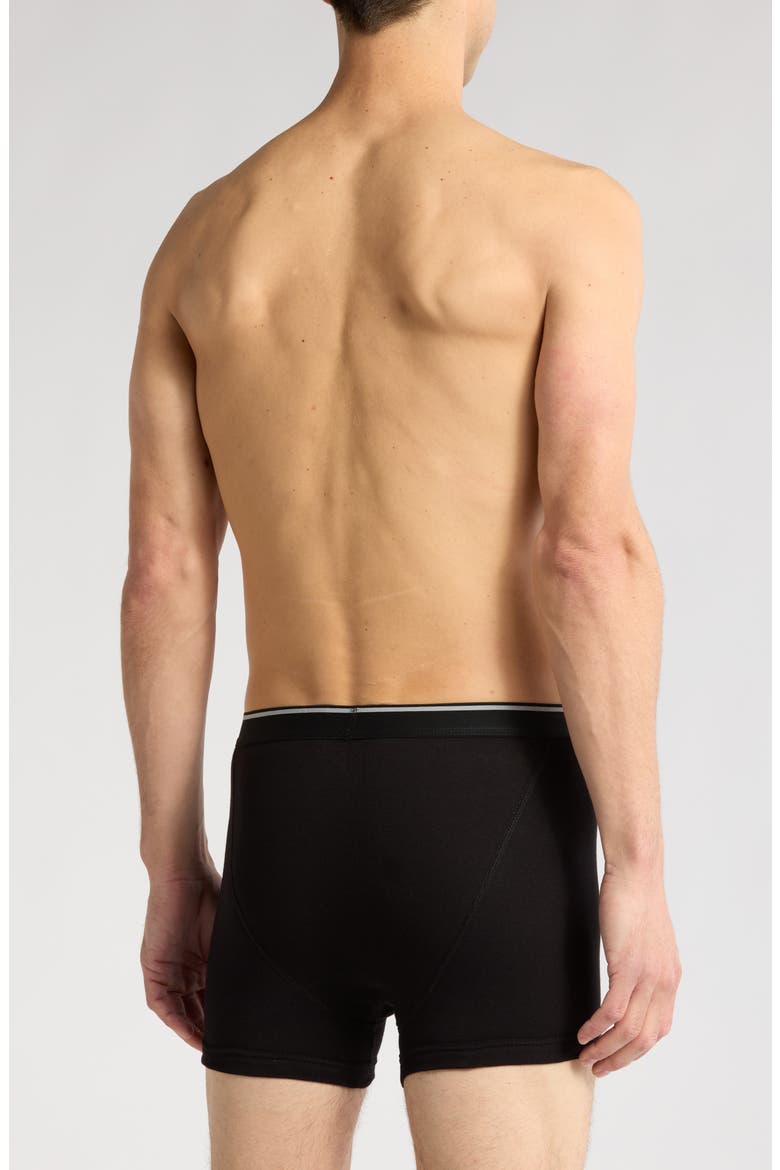 3-Pack Classic Cotton Boxer Briefs, Alternate, color, BLACK