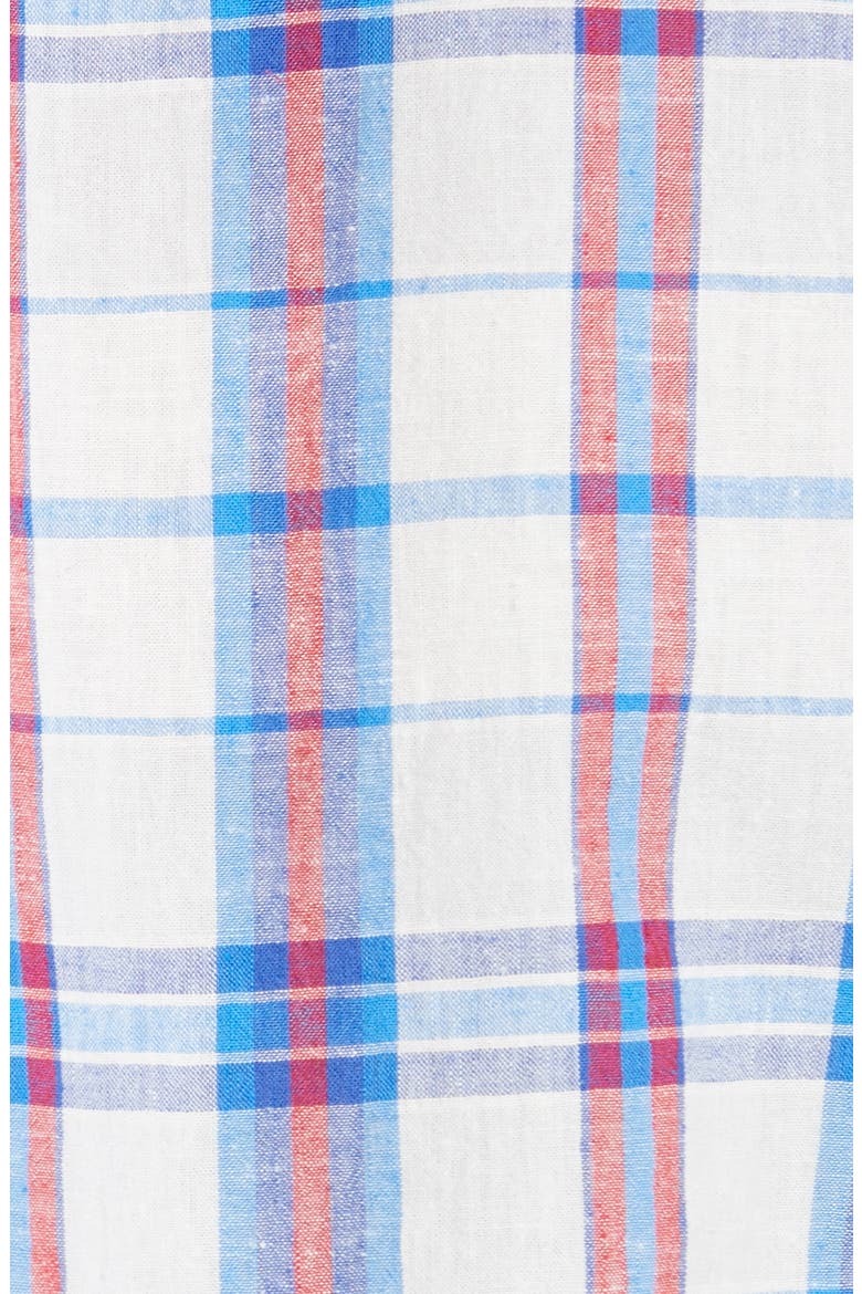 Standard Plaid Shirt, Alternate, color, BLUE/ RED