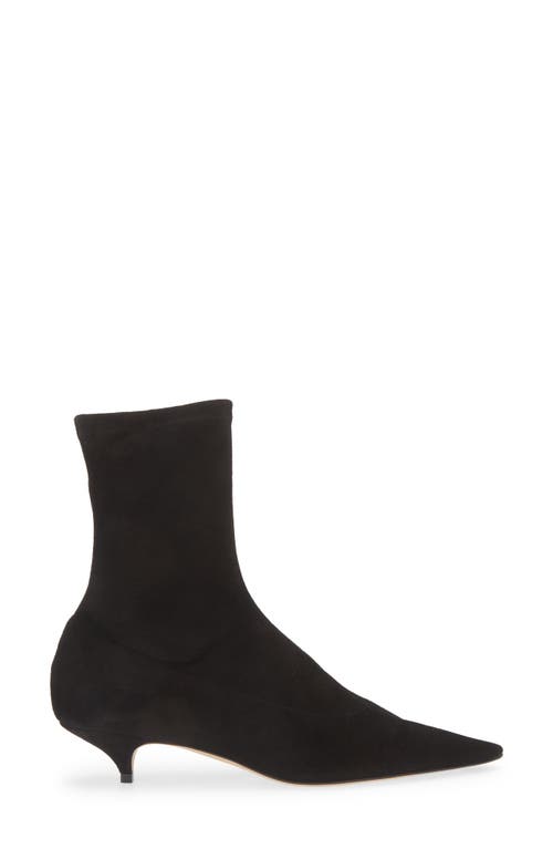 The Row Liisa Pointed Toe Bootie In Black